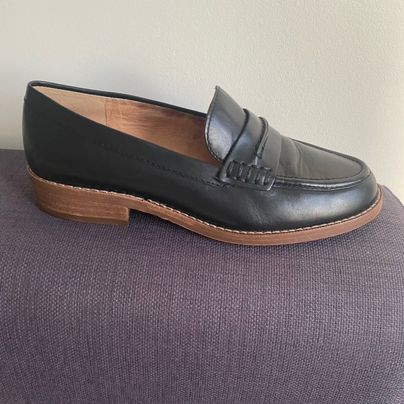 Madewell Black Leather Loafers - Picture 14 of 16